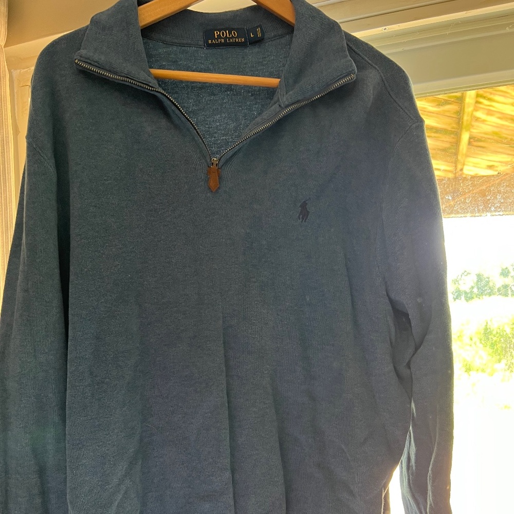 Ralph Lauren Quarter Zip like new large